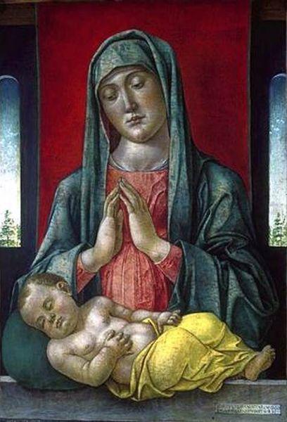 Bartolomeo Vivarini Madonna and Child Spain oil painting art